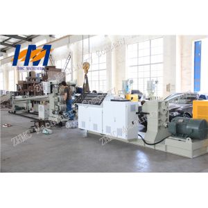 190KW Plastic Sheet Extrusion Line , PVC Sheet Making Machine 0.2-20mm Thickness