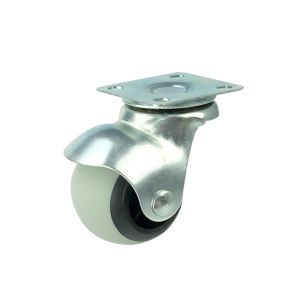 Eco Friendly White Ball Casters For Easy Maneuvering Of Furniture And Small