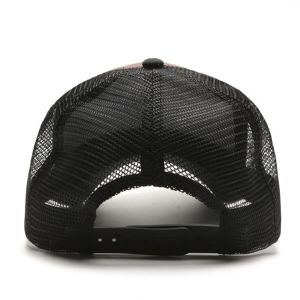 Embroidered label fitted sports cap hat 5 panel custom baseball cap custom half