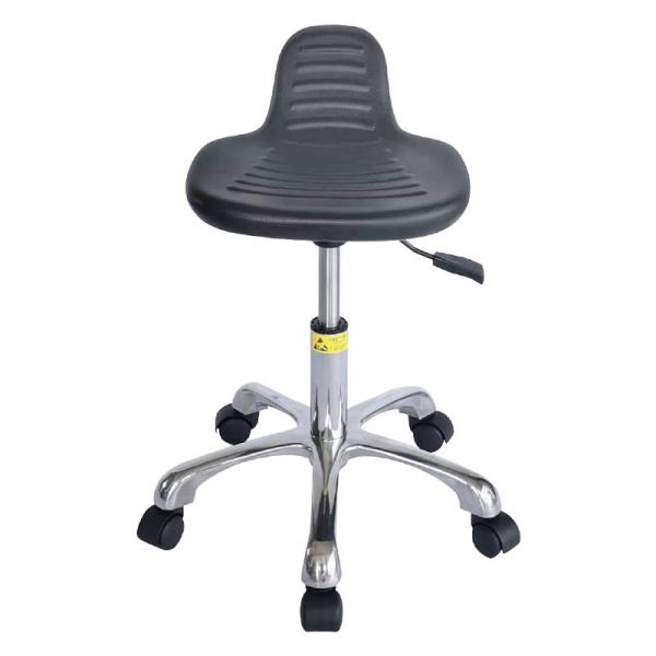 Cleanroom Backless ESD Stool with Anti-Static Casters