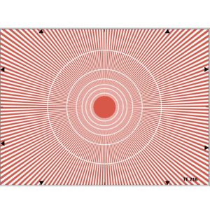 Cheap NTSC 800W Crosstalk Degree Test Chart Sineimage YE0216 for sale