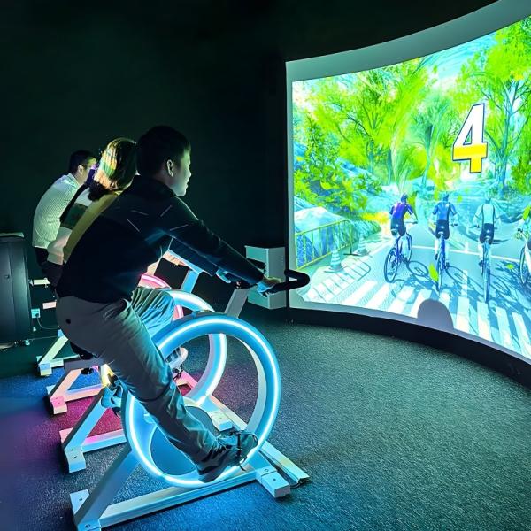 Quality Ar Dynamic Bicycle Projection AR Interactive Dynamic Bike Projection Digital Sports Intelligent Bicycle Interactive System wholesale