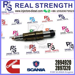 China Diesel Common rail  fuel injector  2894920  2897320  1948565	1933613  for SCANIA Excavator  DC09 DC13 DC16 on sale