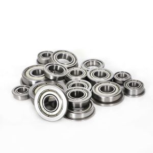 China MF83K 3*8*2.5 mm MF83 Open Flange Toy Gearbox Single Row Deep Groove Ball Bearing 2RS Seals Oil Made Bearing Steel on sale