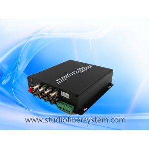 compact 8CH CVI video fiber transmitter and receiver for Dahua/Hikvision 1~5mp