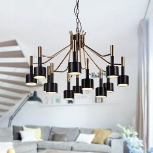Modern simplicity Pendant Lights personality staircase Ella Round Chandelier(WH