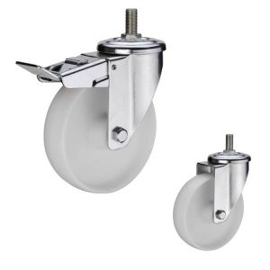 Wearable 5 Inch 330lbs Loading Nylon Casters Medium Duty