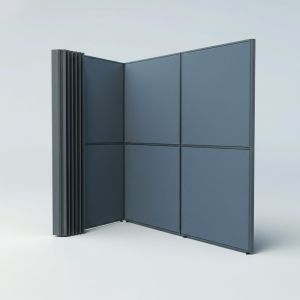 Cheap Multiple Panels Office Partition Sound Insulation With Easy Manual Operation for sale