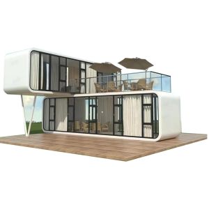 Contemporary Prefab Modular House Supply Movable Apple Cabin with Easy