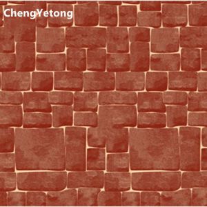 PVDF Coating Pre Coated Metal Sheets , Wall Brick Grain PPGI Color Coated Sheets