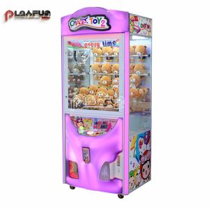 Crazy Toy 2 Gifts Catch dolls Machine claw Crane Plush Toy Doll Claw Toy Arcade