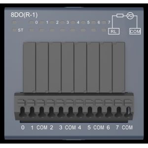 PLC Communication Module Decowell RS Series Integrated I/O 8do R-1 Easy