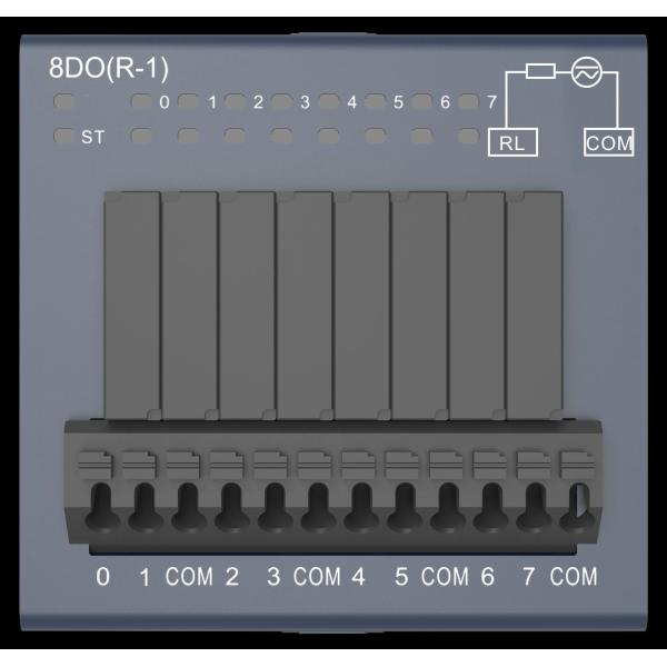 PLC Communication Module Decowell RS Series Integrated I/O 8do R-1 Easy