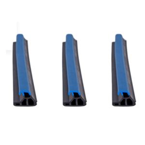 Cheap Custom U-Shape NBR Silicone Gasket Solid Extrude Rubber Strips Door NBR Material Moulding Cutting Mold Processing Available for sale