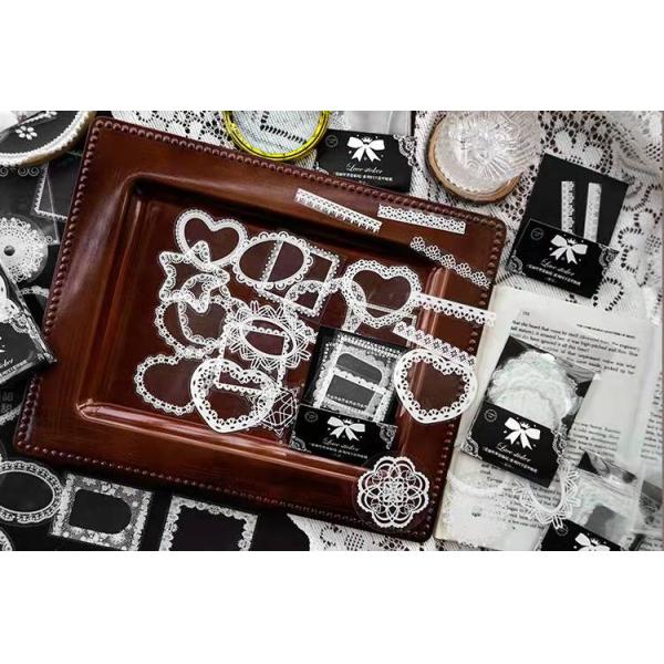 ODM Transparent PET Die Cutting Photo Frame Sticker Label Decals 6x8