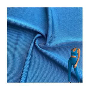 Customized Knitted Warp Fabric for Swimwear Yoga Set in 88% Polyester and 12%