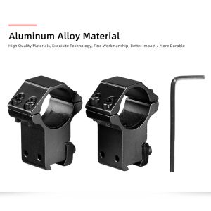 30mm 25.4mm Hunting Scope Rings And Mounts 11mm 20mm Dovetail Rail