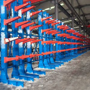 Single Arm 100kg-1000kg Heavy Duty Warehouse Cantilever Racks Industrial