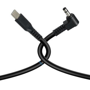 USB-C to DC 20V Power Cable with 5.5x2.5mm Right-Angle Connector