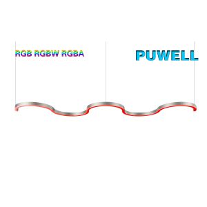 Rain Proof DC24V 7500lm Suspended Linear Pendant Lighting