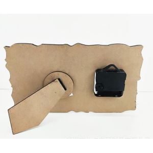 Sublimation Electronic Digital Alarm Wooden Desk Clocks Custom