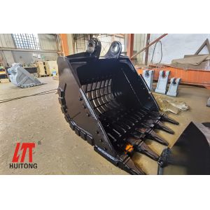 0.3-0.65cbm Sany Excavator Skeleton Bucket NM360 Mini Seive Bucket