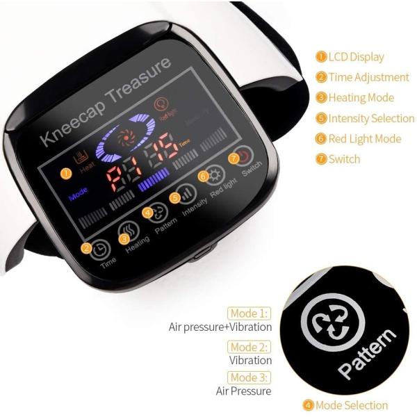 Soreness Therapy Knee Joint Massager LCD Display 5V 2A USB Charging