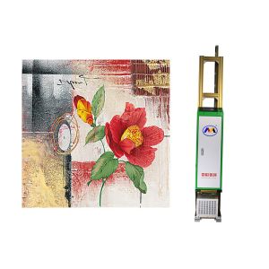 Vertical UV Wall Printer , Mural Inkjet Printer Automatic Photos Printing