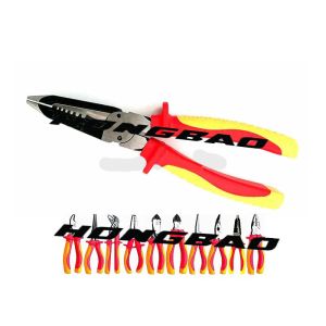 6 8"1000V Voltage Insulated Dipped Handle Grip Universal Cable Cutting Pliers