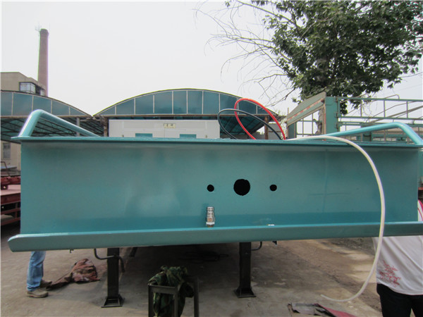 Sinotruk 10T Low Bed Semi Trailer Mechanical Suspension