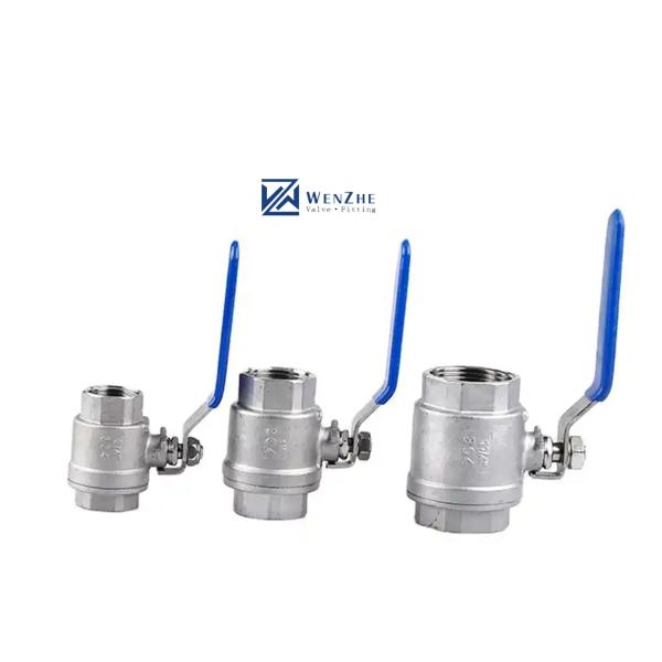 Quality 2" WZ stainless steel 201 external thread ball valve Q21F-16P 3A DIN NPT BSPT BSPP wholesale