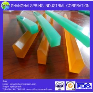 Screen printing squeegee for polyester silk printing mesh PU1