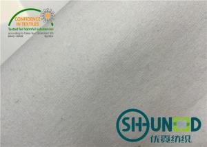 China Non Woven Embroidery Backing Fabric Optical White / Black 60 gsm on sale