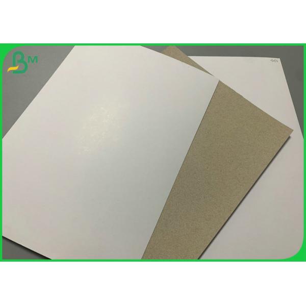 Smooth And Glossy White 400g Coated Grey Back Board For Makeup Box Stiffness Smooth And Glossy White 400g Coated Grey Back Board For Makeup Box Stiffness
