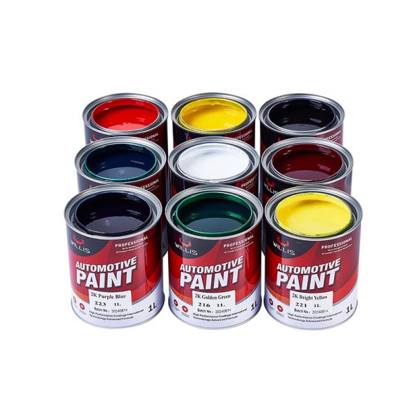 Tough 2K Base Red UV Resistant Auto Refinish Paint Two Component Auto Refinish