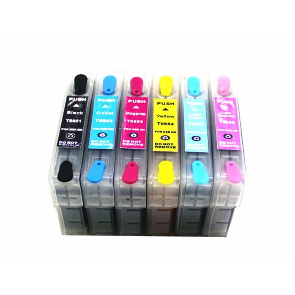 Quality Multicolor Epson Compatible Inkjet Printer Cartridges with ARC Chip Recycling wholesale