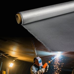 M0 Approved PU Coated Fiberglass Fabric with Abrasion and Oil Solvent Resistance