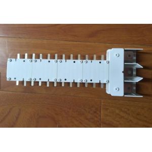 180*49*46mm Tin Plated Copper Bus Bar With PC/ABS Flame Retardant Protective