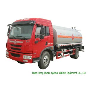 China FAW Gasoline Tanker Truck For Vehicle Refueling With PTO Fuel Pump And Dispenser on sale