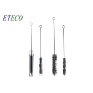 White Drinking Straw Extra Long Tube Brush Nylon Bristle Customized Diameter