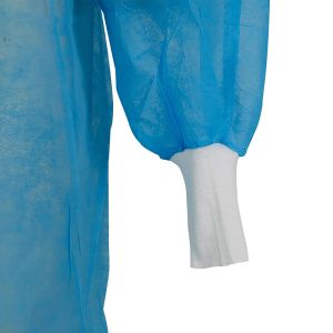 Non Sterile 10 Pcs / PE Bag Disposable Isolation Gowns