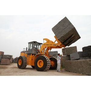 23 Ton Granite Wheeled Loading Shovel With Pallet Fork Cross Country Ability