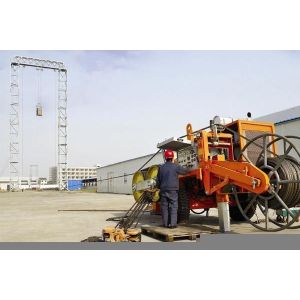 Iso Stringing Pulling Machine Equipment Hydraulic Conductor Puller 400KN