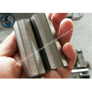 Anti Cohesive SS Wedge Wire Screen Pipe / Vee Wire Wrapped Screen
