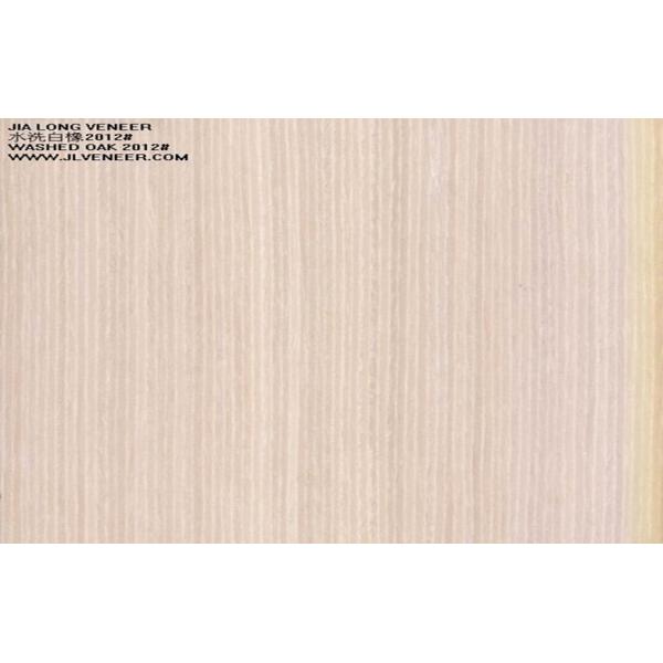Quality Washed Engineered Wood White Oak Veneer , Sliced Cut Technics wholesale