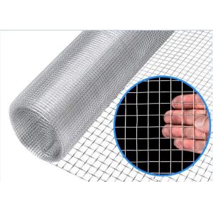 0.5mm-5mm Galvanized Steel Wire Mesh , 1.5m Square Chicken Wire Mesh