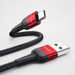 Essager 5A Type C Fast Cable 1M 2M Fast Charging USB 2.0 Data Transfer Type C