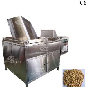 China S304 Food Grade Automatic Peanut Sunflower Seed Cashew Hazelnut Batch Frying Machine on sale
