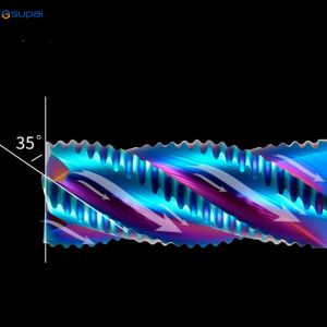 30° Helix Angle Roughing End Mill With 4 Cutting Edges For Efficient Carbide