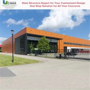 Custom Prefabricated Steel Frame Warehouse Q235B Q355B